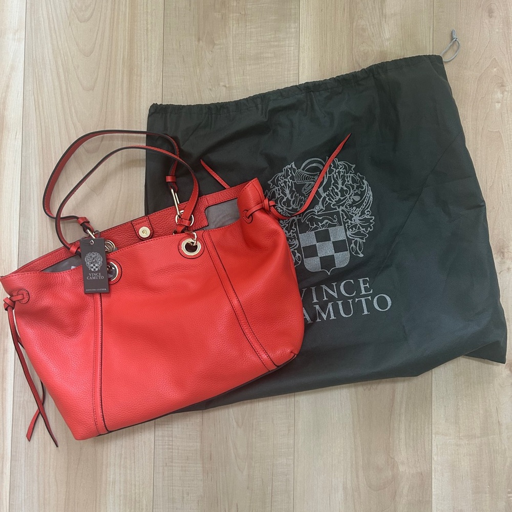 Vince Camuto Vibrant Red Tote